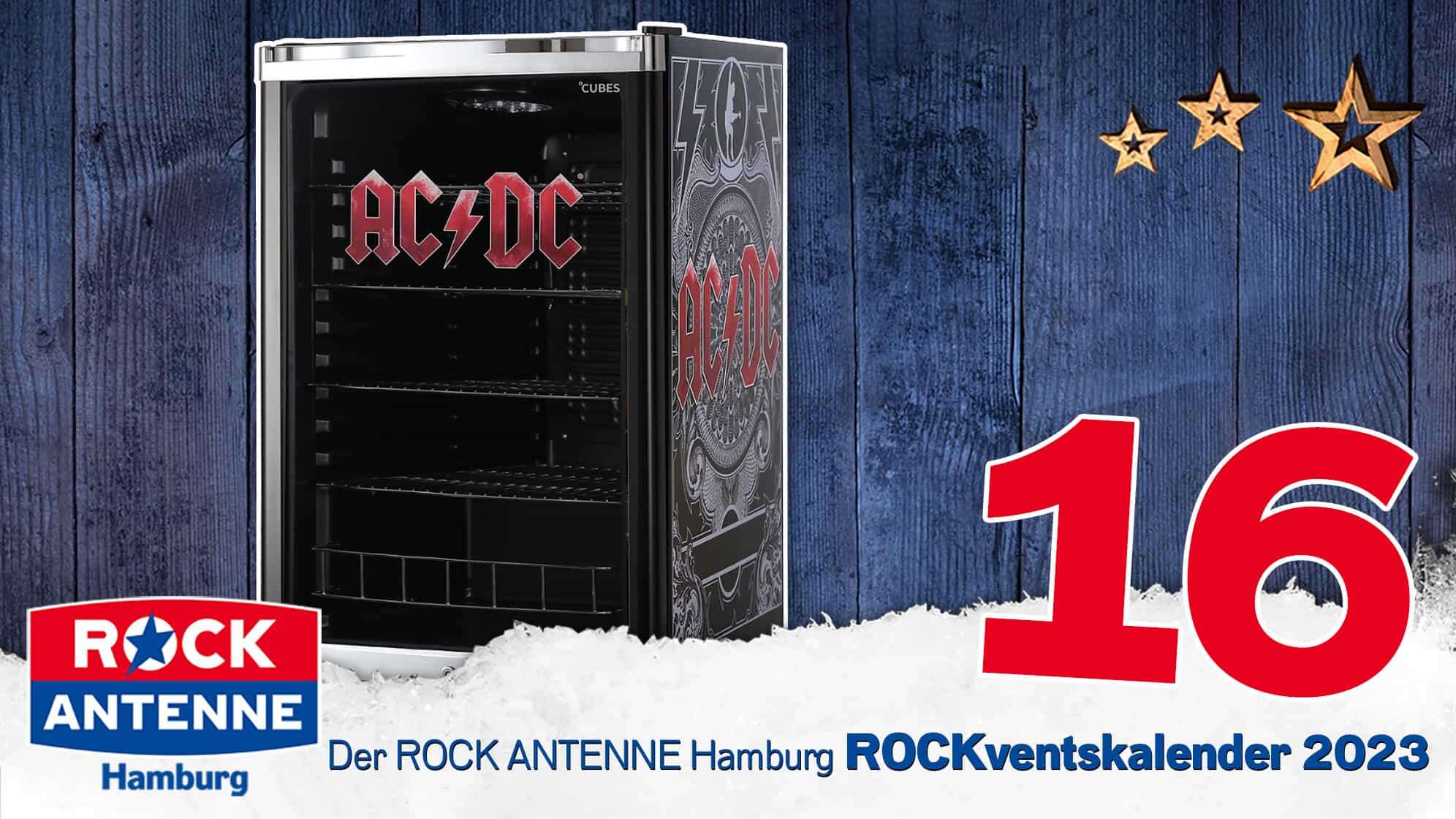 ROCK ANTENNE Hamburg ROCKventskalender Türchen 16: AC/DC Kühlschrank
