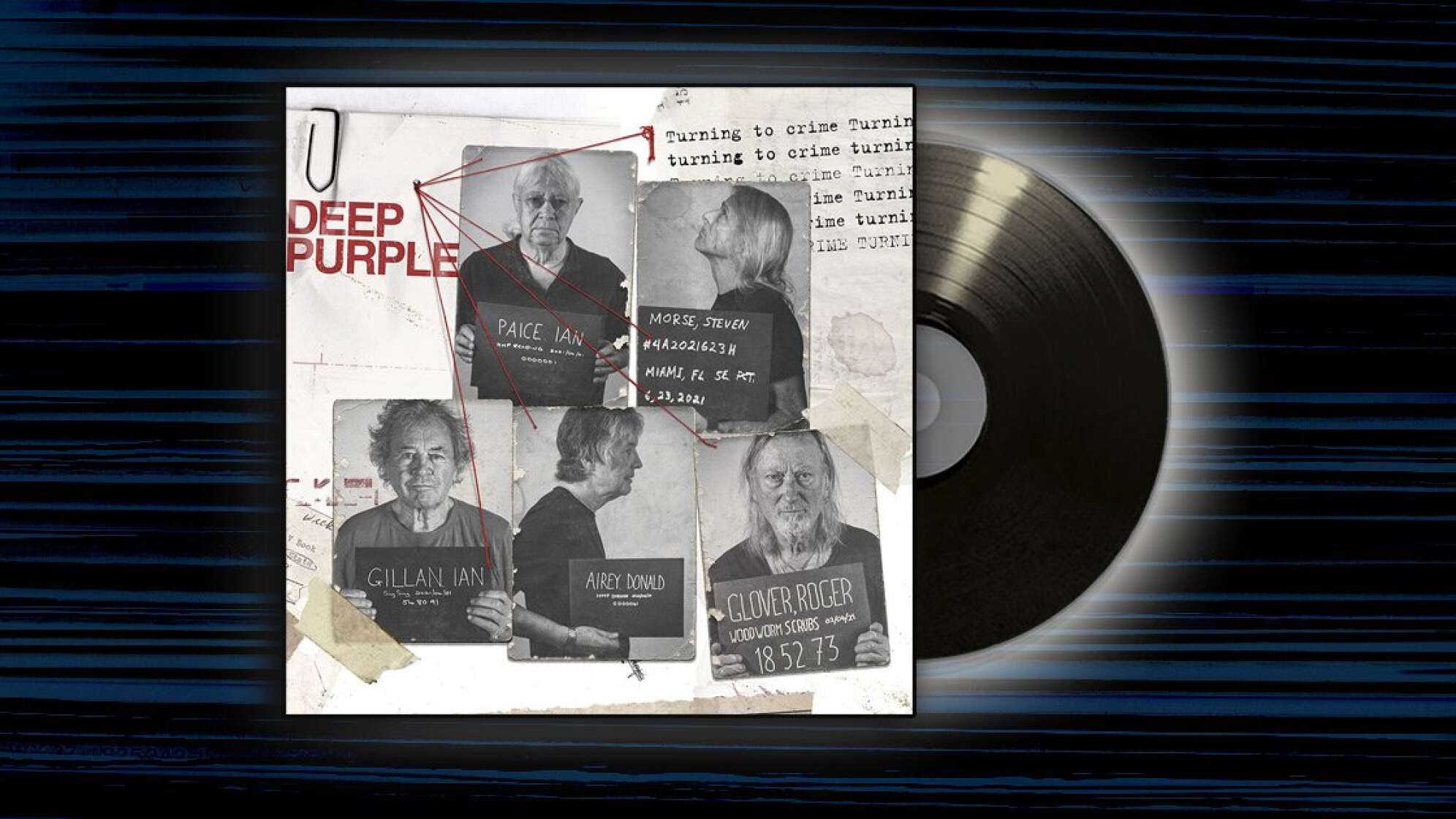 Album-Cover: Deep Purple - Turning To Crime
