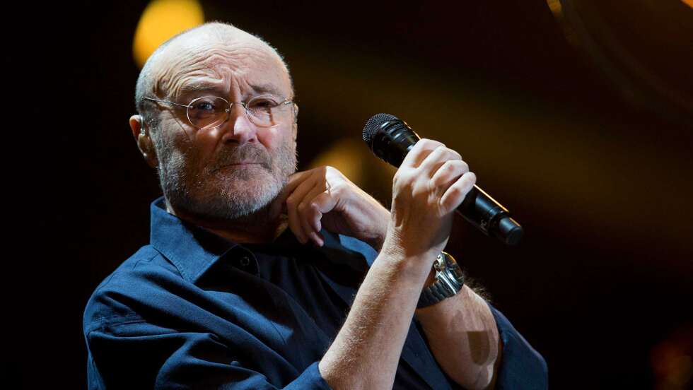 Phil Collins am Mikrofon