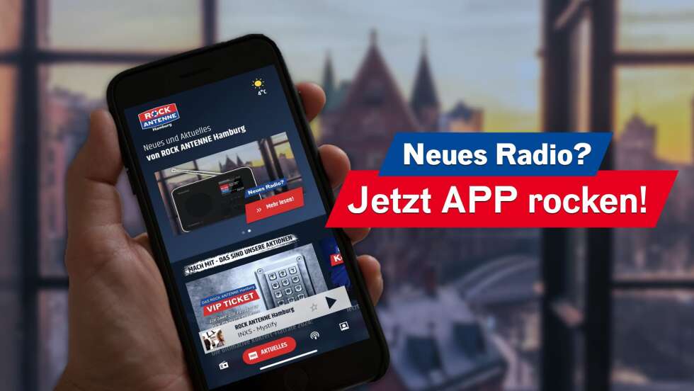 APP rocken: Mit der ROCK ANTENNE Hamburg App wöchentlich DAB+ Radios sichern!