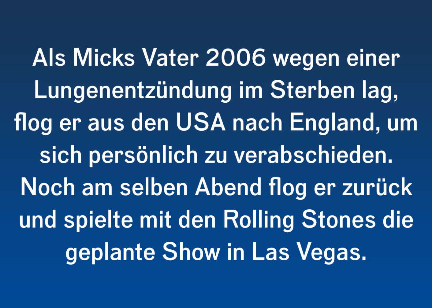 Facts & Stories zu Mick Jagger