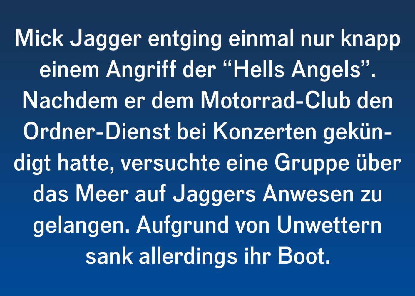 Facts & Stories zu Mick Jagger