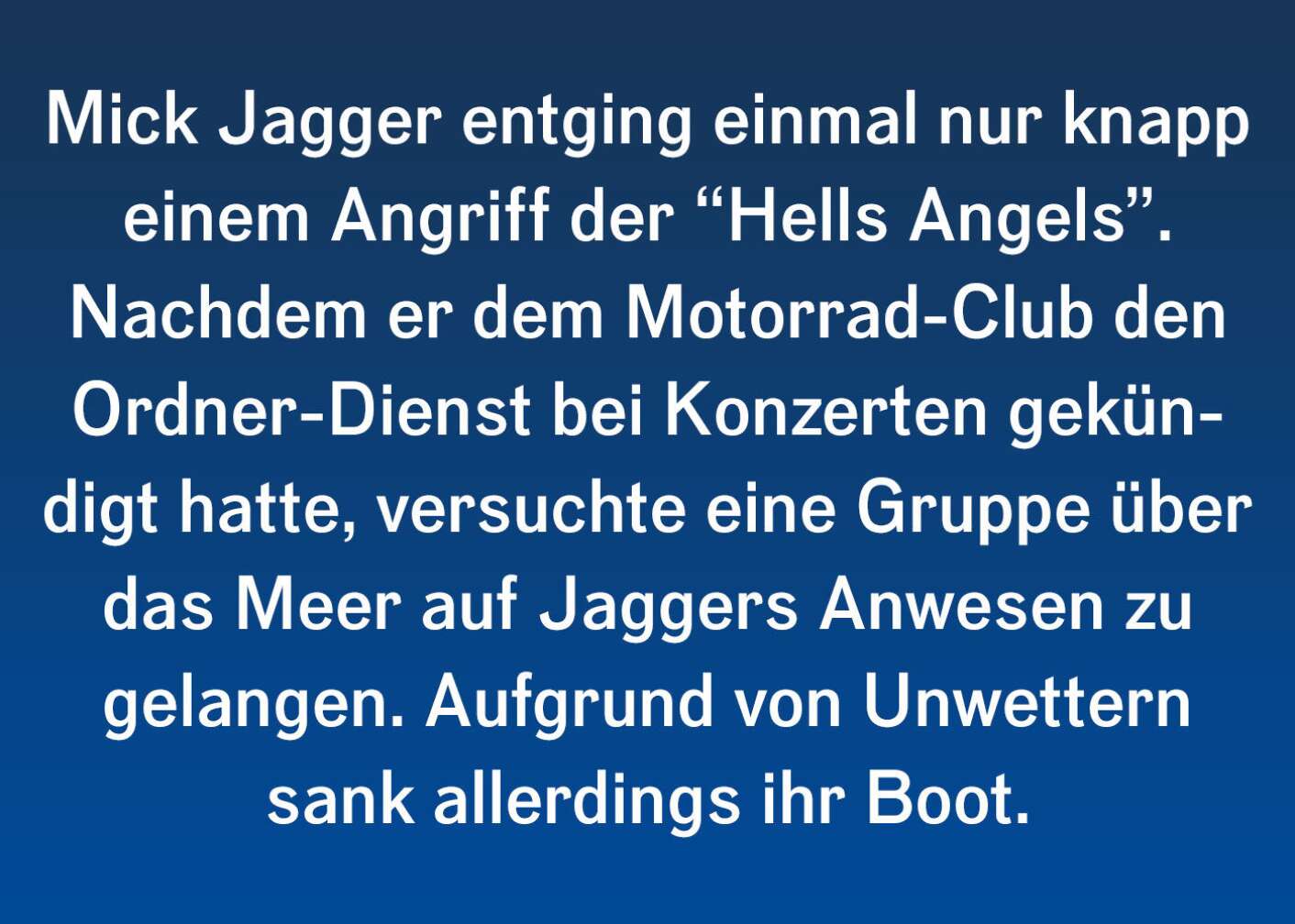 Facts & Stories zu Mick Jagger