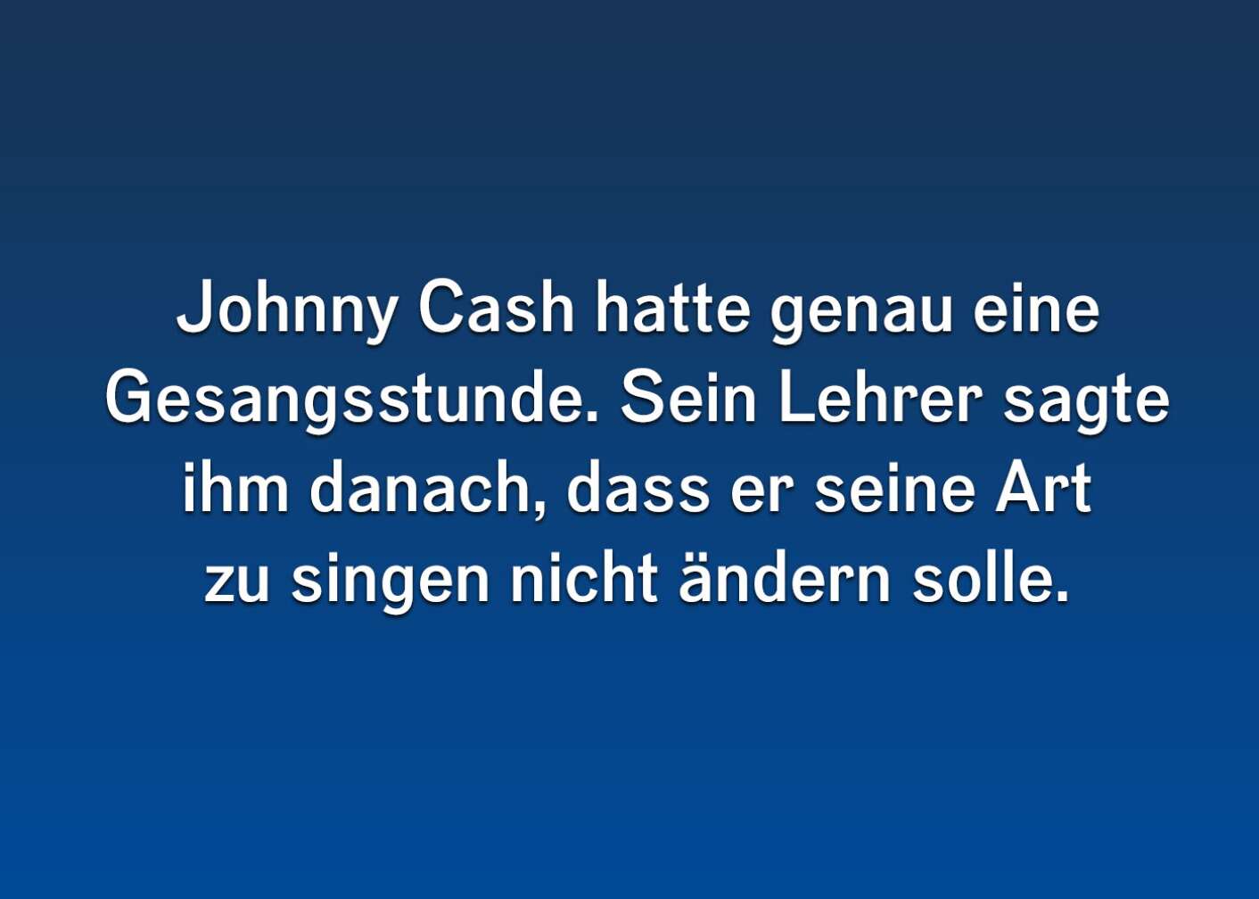 Johnny Cash Fun Facts