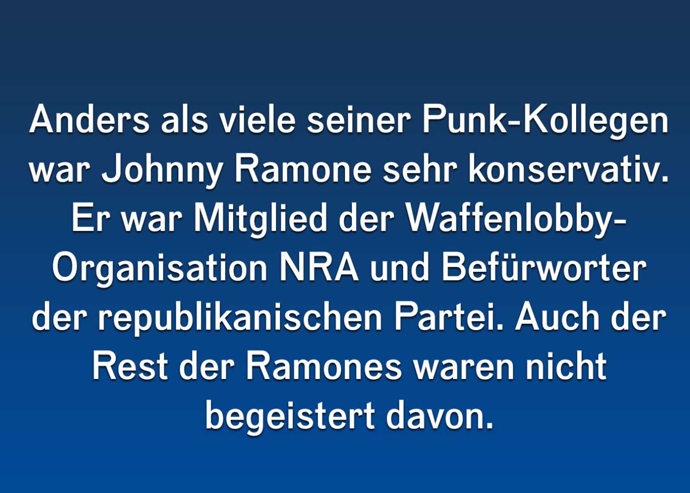 Ramones Facts
