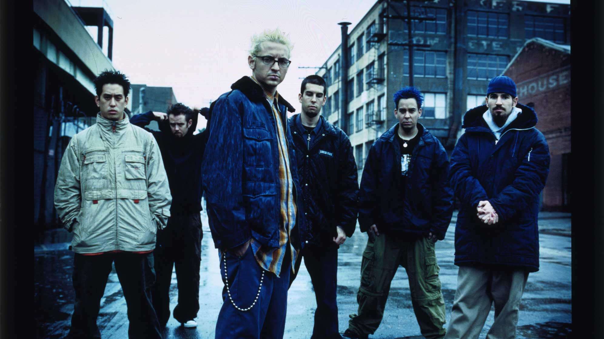 Bandfoto von Linkin Park in den 2000ern