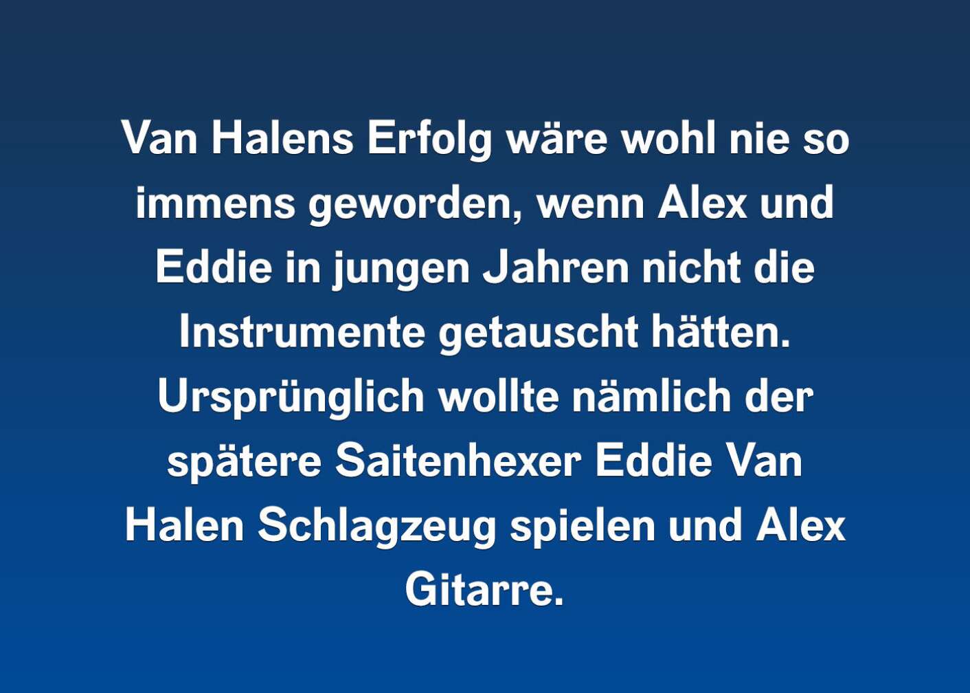 15 Fakten über Van Halen