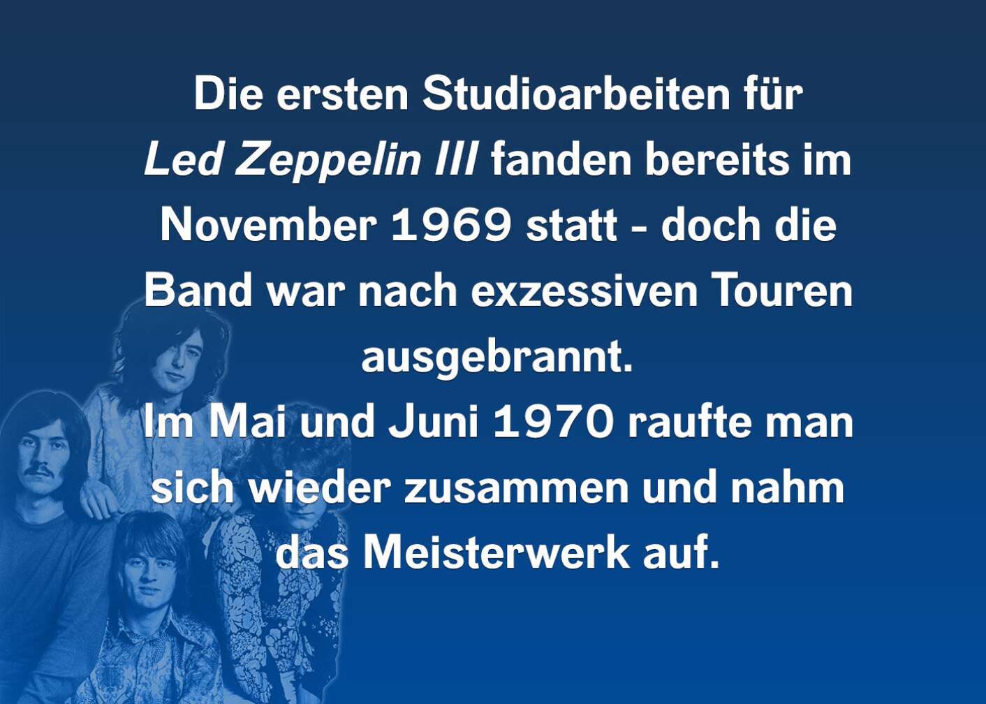 10 Fakten über Led Zeppelin III