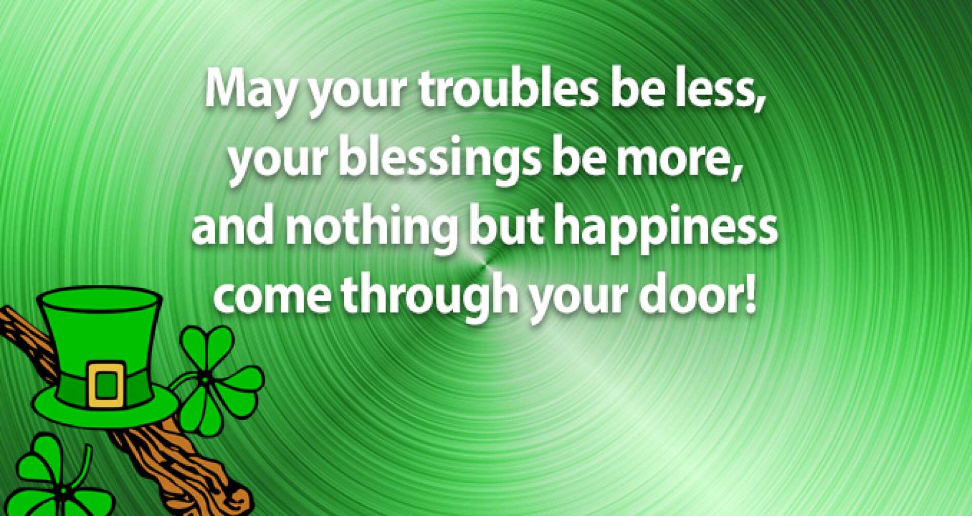 Trinkspruch zum St. Patricks Day als Fließtext