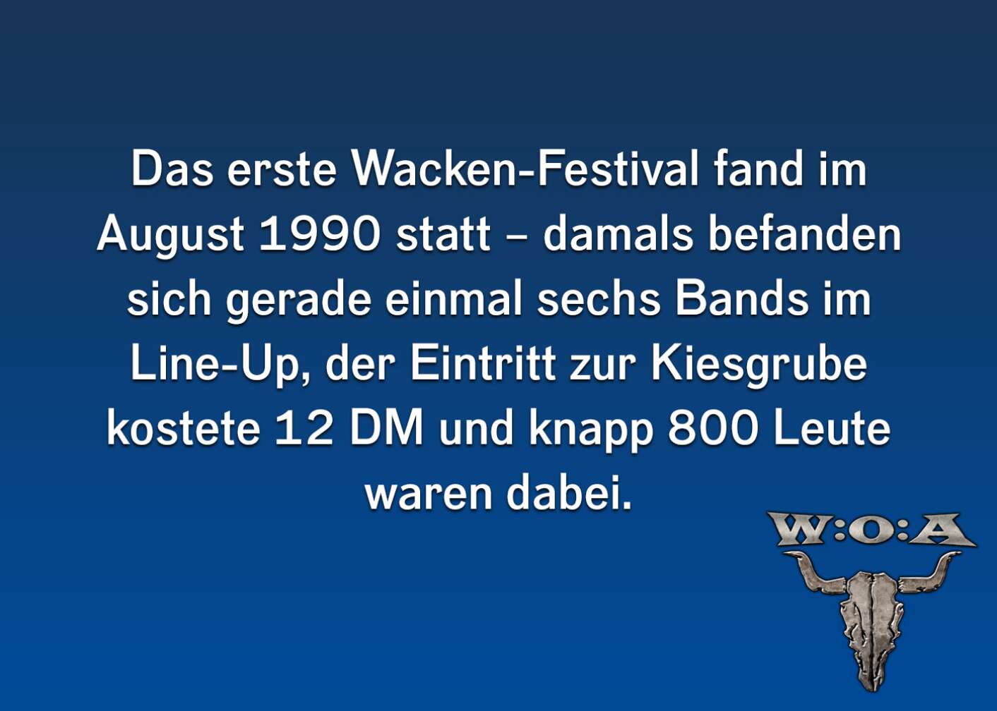 10 Rockfakten über das WACKEN OPEN AIR