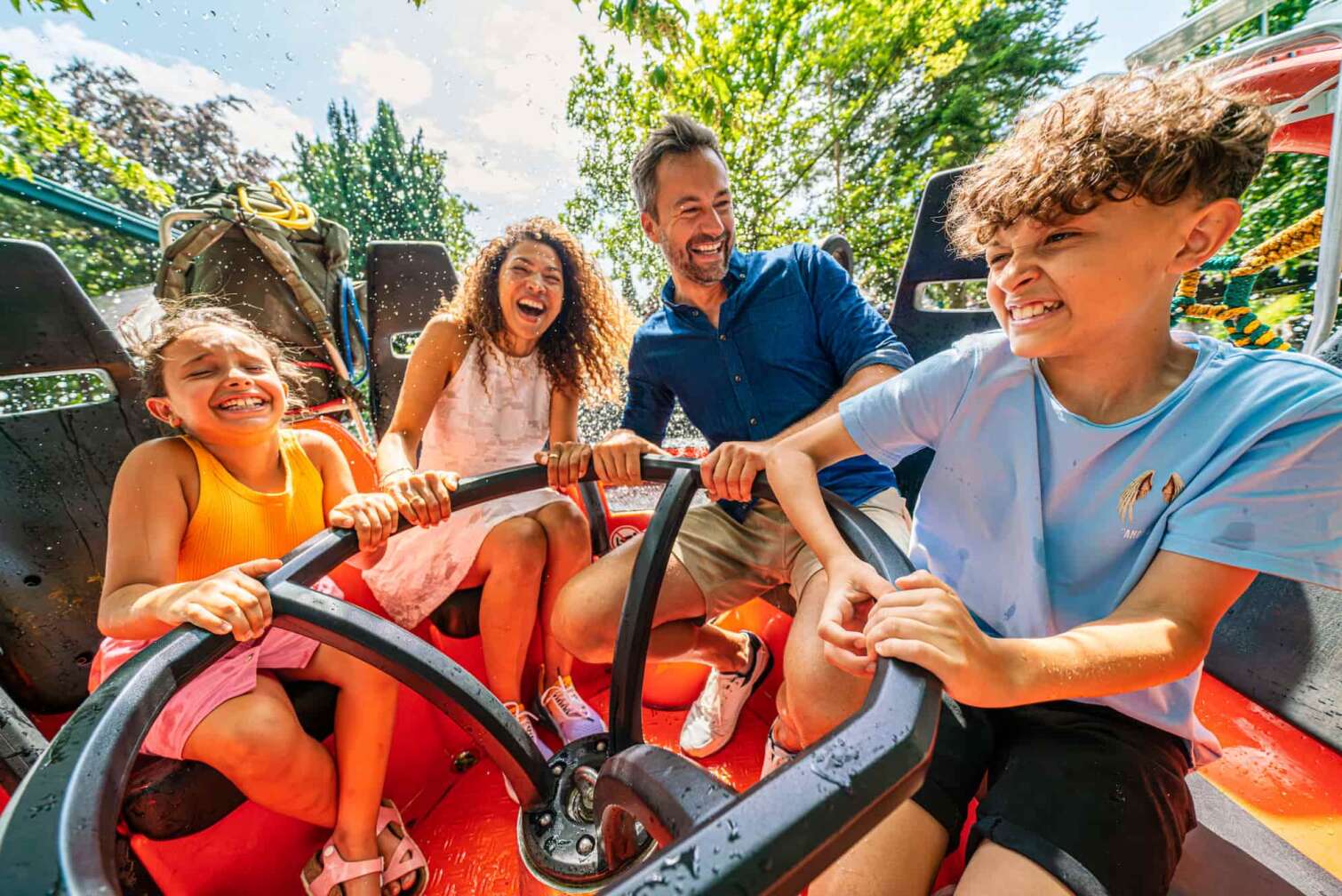 Bild der Familien-Raftingbahn Fjord im Europa-Park, Themenwelt Skandinavien