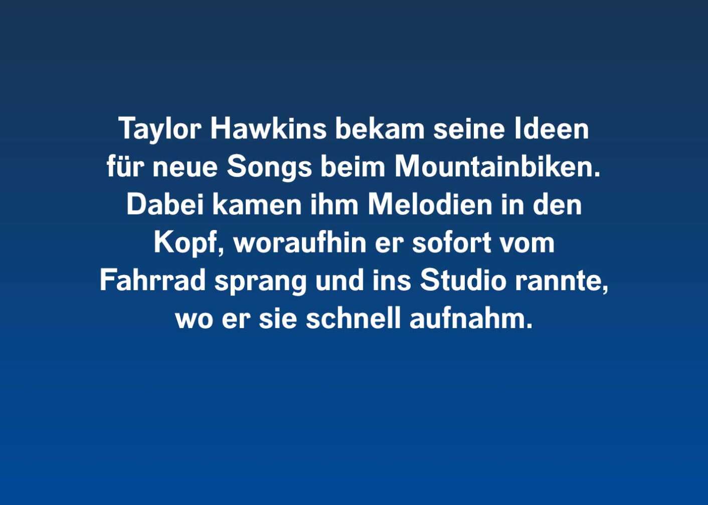 Fünf Fakten über Taylor Hawkins