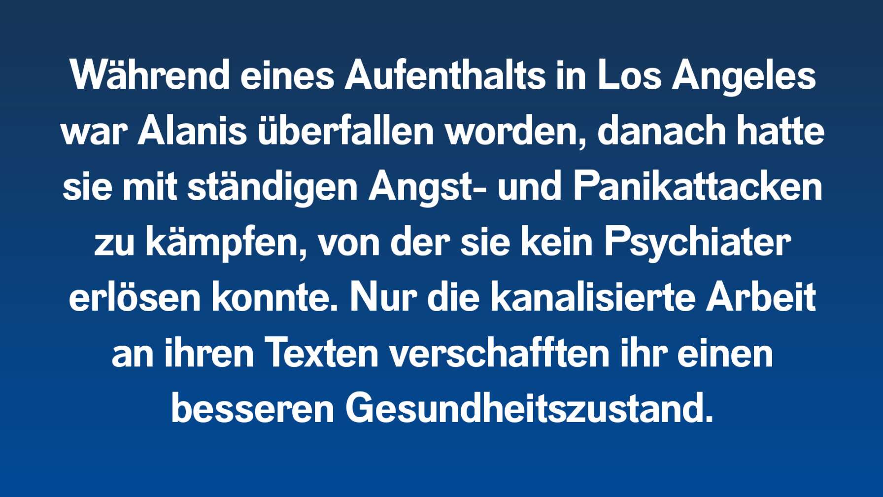 10 Fakten über Alanis Morissette