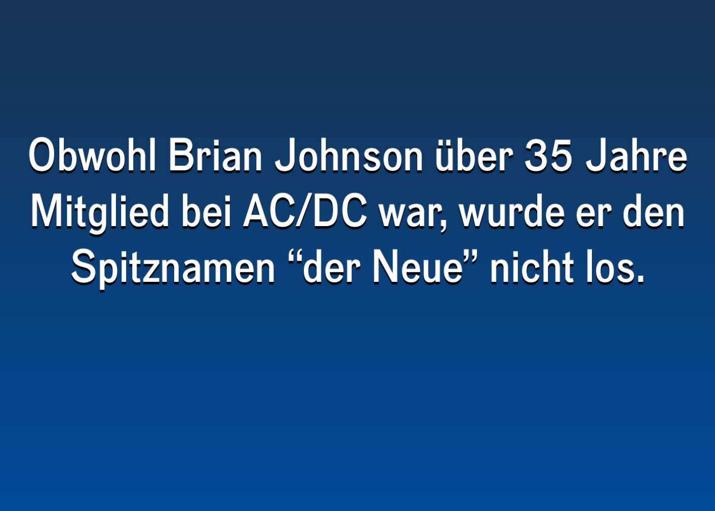 Brian Johnson: 10 Fakten über den AC/DC-Frontmann (1)