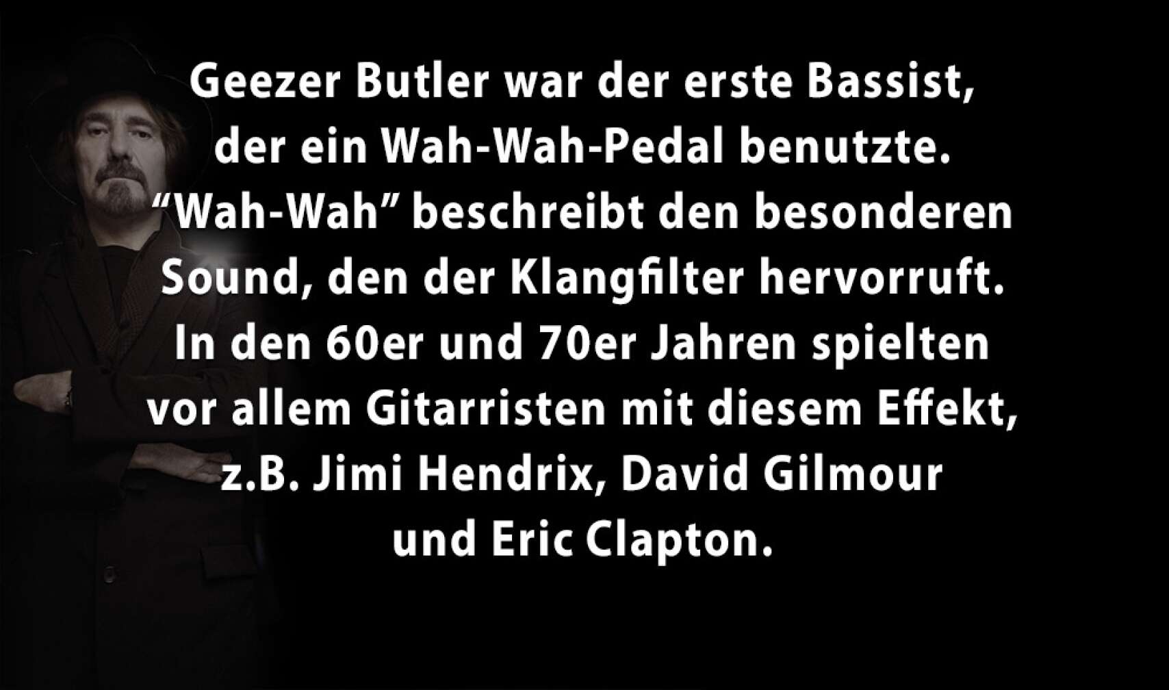 5 Facts über Geezer Butler