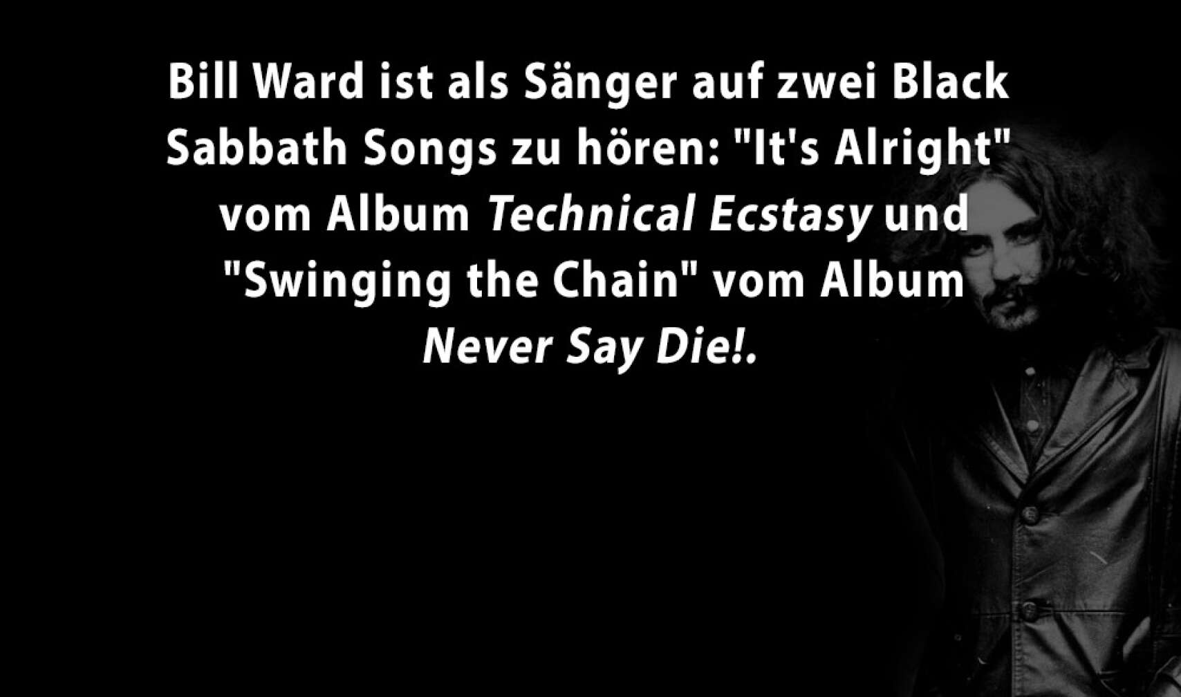 5 Facts über Bill Ward