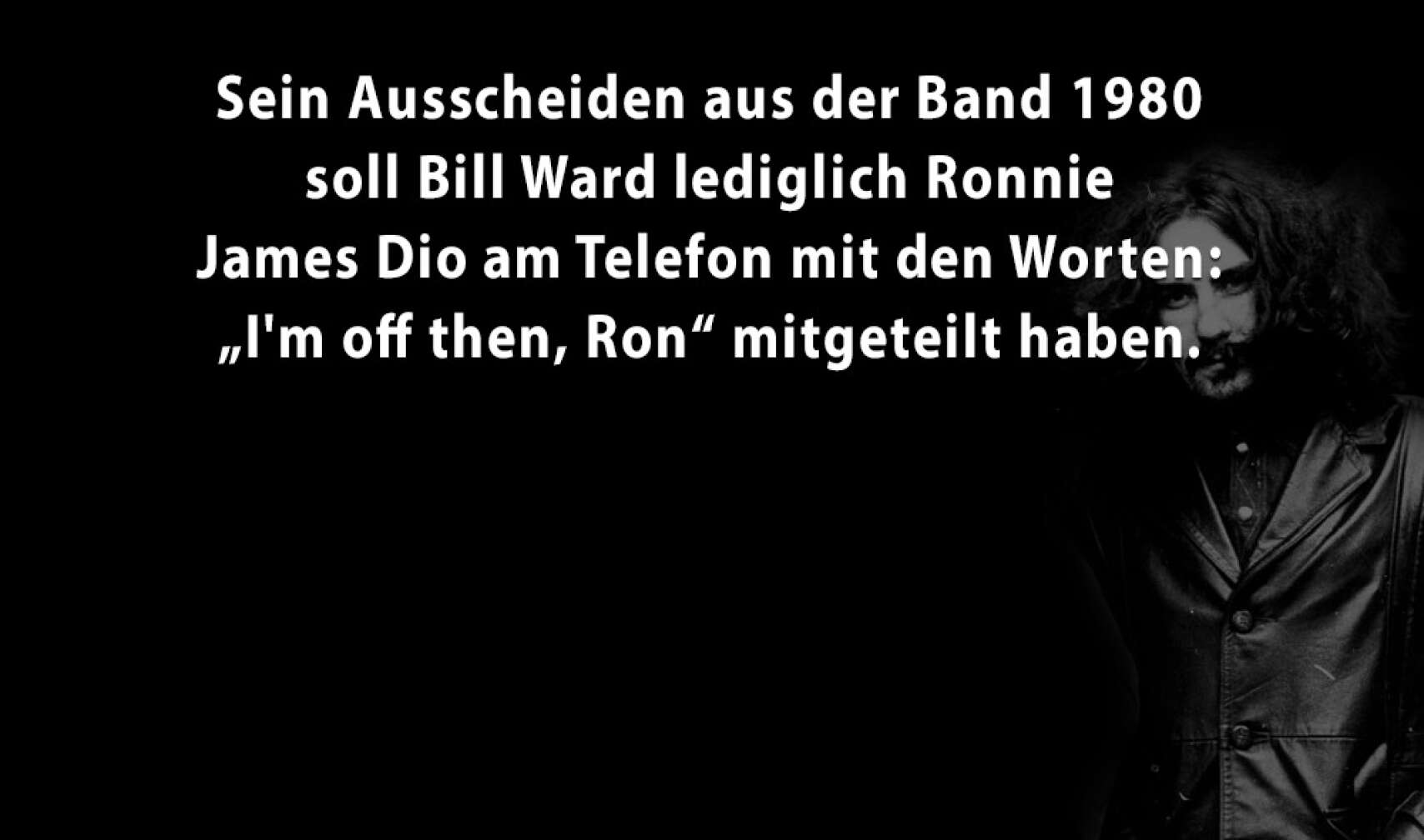 5 Facts über Bill Ward